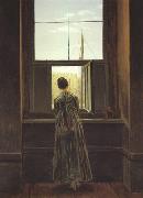 Caspar David Friedrich Woman at a Window (mk22) oil